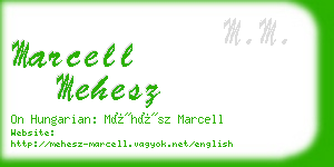 marcell mehesz business card